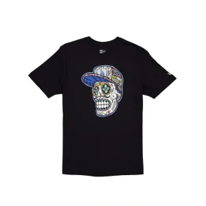 Caps* Los Angeles Dodgers Sugar Skull TShirt - KTGCaps - Baseball caps for various teams, purchased online at a discount