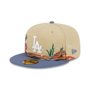 Caps* Los Angeles Dodgers Team Landscape 59FIFTY Fitted Hat - KTGCaps - Baseball caps for various teams, purchased online at a discount