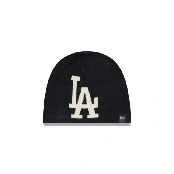 Caps* Los Angeles Dodgers Team Mega Logo Knit Beanie - KTGCaps - Baseball caps for various teams, purchased online at a discount