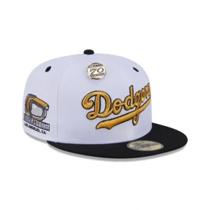 Caps* Los Angeles Dodgers 70th Anniversary 59FIFTY Fitted Hat - KTGCaps - Baseball caps for various teams, purchased online at a discount