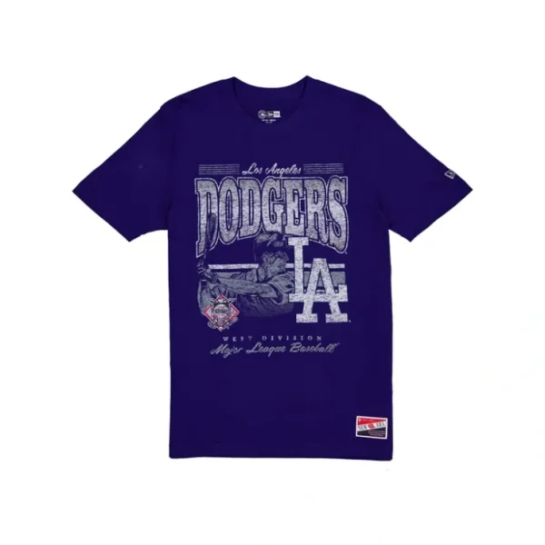 Caps* Los Angeles Dodgers Throwback Distress TShirt - KTGCaps - Baseball caps for various teams, purchased online at a discount