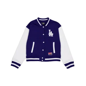 Caps* Los Angeles Dodgers Throwback Fleece Womens Jacket - KTGCaps - Baseball caps for various teams, purchased online at a discount
