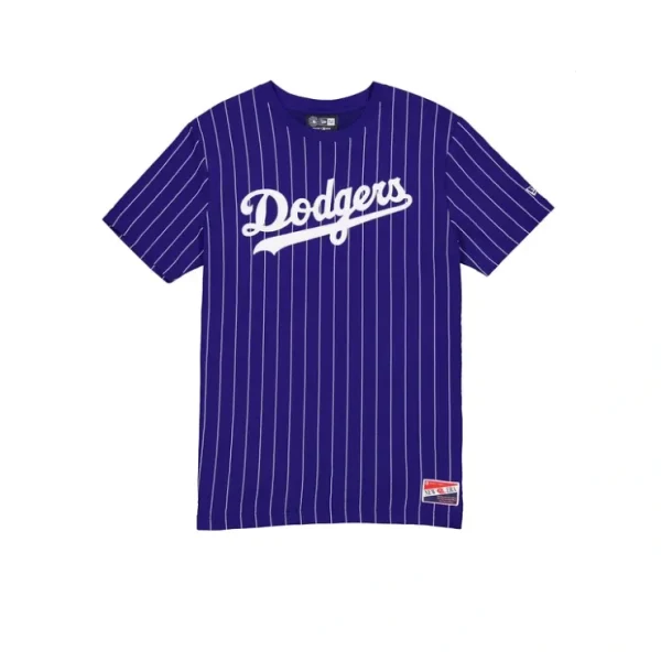 Caps* Los Angeles Dodgers Throwback Pinstripe TShirt - KTGCaps - Baseball caps for various teams, purchased online at a discount