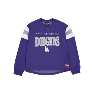 Caps* Los Angeles Dodgers Throwback Womens Crewneck - KTGCaps - Baseball caps for various teams, purchased online at a discount