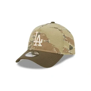 Caps* Los Angeles Dodgers Tiger Camo 9FORTY AFrame Snapback Hat - KTGCaps - Baseball caps for various teams, purchased online at a discount