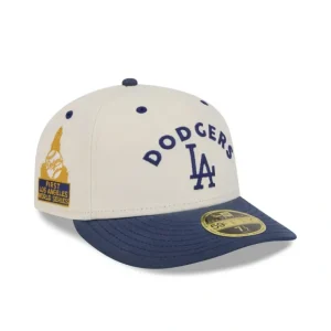 Caps* Los Angeles Dodgers Vintage Stack Low Profile 59FIFTY Fitted Hat - KTGCaps - Baseball caps for various teams, purchased online at a discount