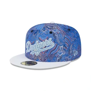 Caps* Los Angeles Dodgers Wave Fill 59FIFTY Fitted Hat - KTGCaps - Baseball caps for various teams, purchased online at a discount