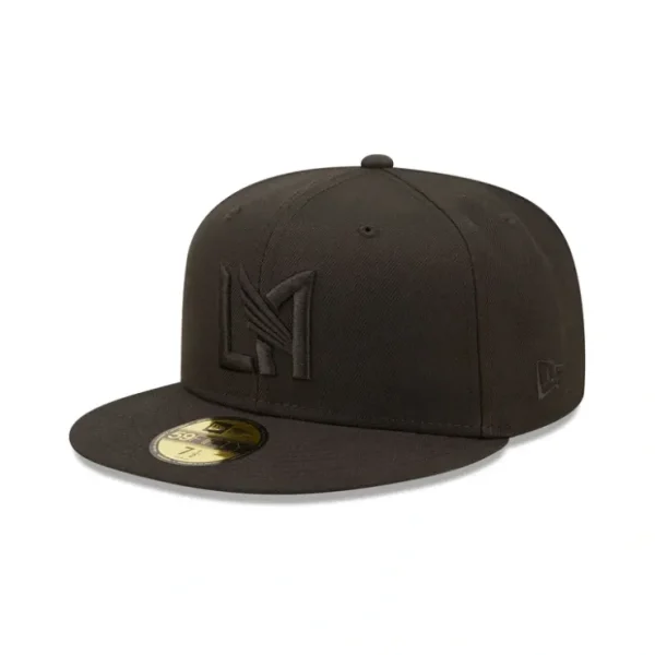 Caps* Los Angeles FC Blackout 59FIFTY Fitted Hat - KTGCaps - Baseball caps for various teams, purchased online at a discount