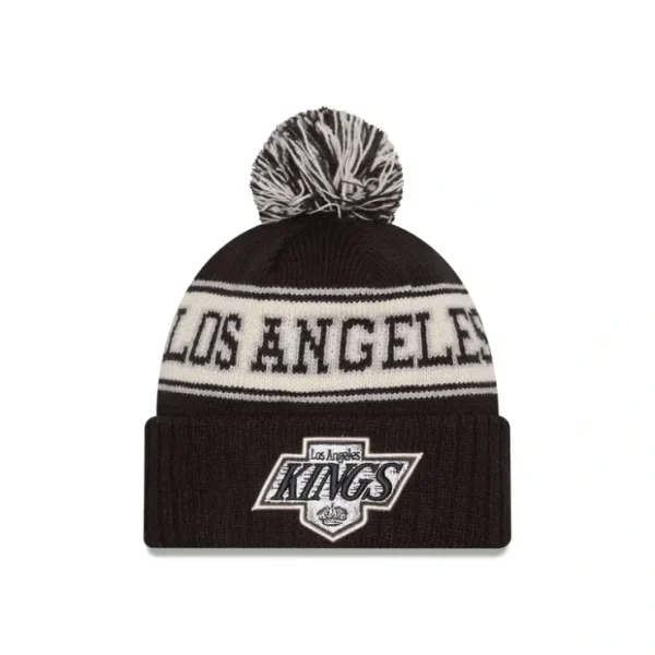 Caps* Los Angeles Kings Retro Pom Knit Hat - KTGCaps - Baseball caps for various teams, purchased online at a discount