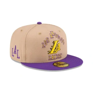Caps* Los Angeles Lakers 2023 City Edition Alt 2 59FIFTY Fitted Hat - KTGCaps - Baseball caps for various teams, purchased online at a discount