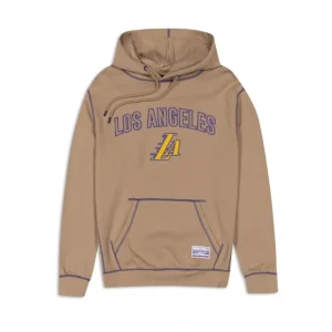 Caps* Los Angeles Lakers 2023 City Edition Tan Hoodie - KTGCaps - Baseball caps for various teams, purchased online at a discount