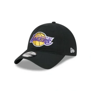 Caps* Los Angeles Lakers Black 9TWENTY Adjustable Hat - KTGCaps - Baseball caps for various teams, purchased online at a discount