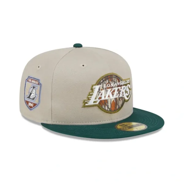 Caps* Los Angeles Lakers Earth Day 59FIFTY Fitted Hat - KTGCaps - Baseball caps for various teams, purchased online at a discount
