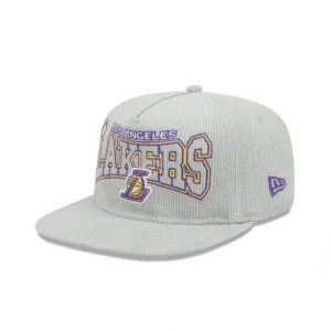 Caps* Los Angeles Lakers Gray Cord Golfer Hat - KTGCaps - Baseball caps for various teams, purchased online at a discount