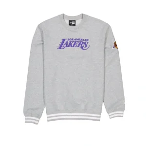 Caps* Los Angeles Lakers Gray Logo Select Crewneck - KTGCaps - Baseball caps for various teams, purchased online at a discount