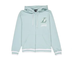 Caps* Los Angeles Lakers Minty Breeze Logo Select Hoodie FullZip - KTGCaps - Baseball caps for various teams, purchased online at a discount
