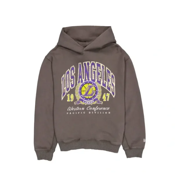 Caps* Los Angeles Lakers Oversized Essentials Hoodie - KTGCaps - Baseball caps for various teams, purchased online at a discount