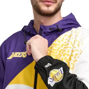 Caps* Los Angeles Lakers Sport Classics Color Block Windbreaker - KTGCaps - Baseball caps for various teams, purchased online at a discount