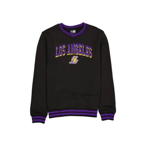 Sale Los Angeles Lakers Sport Night Black Crewneck - KTGCaps - Baseball caps for various teams, purchased online at a discount