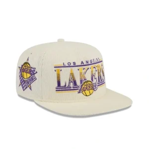 Caps* Los Angeles Lakers Throwback Corduroy Golfer Hat - KTGCaps - Baseball caps for various teams, purchased online at a discount
