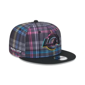 Caps* Los Angeles Rams 2024 Crucial Catch 9FIFTY Snapback Hat - KTGCaps - Baseball caps for various teams, purchased online at a discount