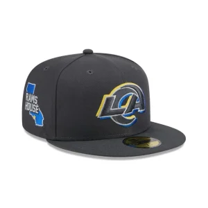 Best Sale Los Angeles Rams 2024 Draft Gray 59FIFTY Fitted Hat - KTGCaps - Baseball caps for various teams, purchased online at a discount