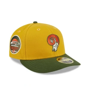 Shop Los Angeles Rams Cinnamon Sage Low Profile 59FIFTY Fitted Hat - KTGCaps - Baseball caps for various teams, purchased online at a discount