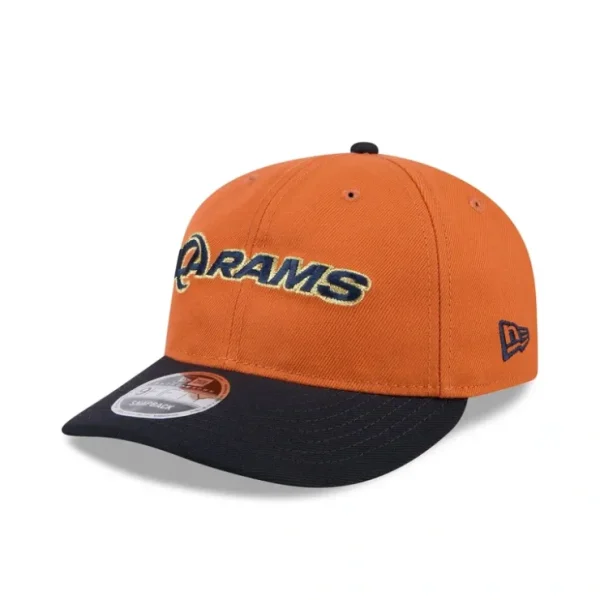 Caps* Los Angeles Rams Gold Wood Retro Crown 9FIFTY Snapback Hat - KTGCaps - Baseball caps for various teams, purchased online at a discount