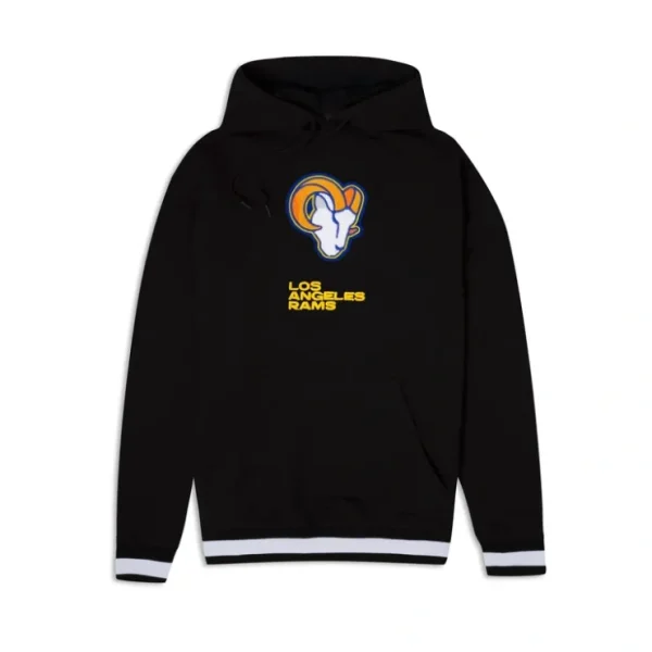 Caps* Los Angeles Rams Logo Select Black Hoodie - KTGCaps - Baseball caps for various teams, purchased online at a discount