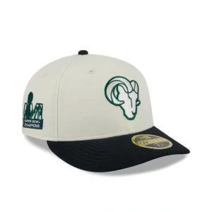 Caps* Los Angeles Rams Mahogany Dust Low Profile 59FIFTY Fitted Hat - KTGCaps - Baseball caps for various teams, purchased online at a discount