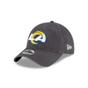 Caps* Los Angeles Rams NFL Core Classic Graphite 9TWENTY Adjustable - KTGCaps - Baseball caps for various teams, purchased online at a discount
