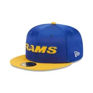 Caps* Los Angeles Rams Satin 59FIFTY Fitted Hat - KTGCaps - Baseball caps for various teams, purchased online at a discount
