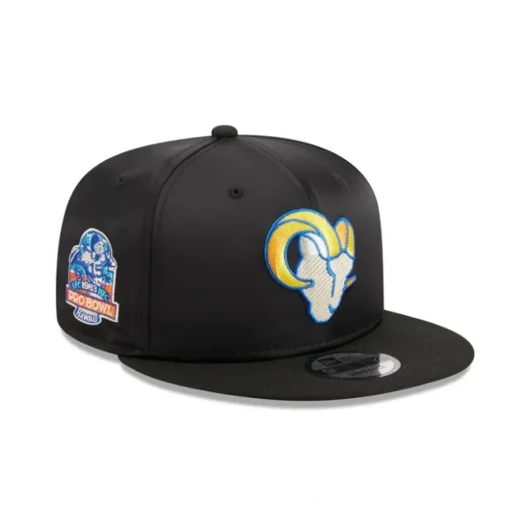 Caps* Los Angeles Rams Satin 9FIFTY Snapback Hat - KTGCaps - Baseball caps for various teams, purchased online at a discount