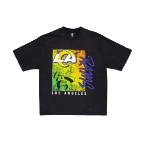 Caps* Los Angeles Rams Sport Classics Boxy Black TShirt - KTGCaps - Baseball caps for various teams, purchased online at a discount