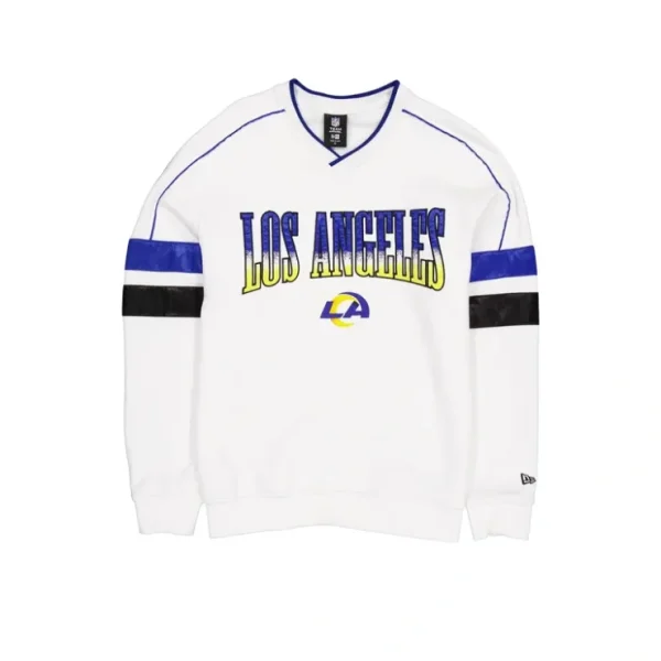 Caps* Los Angeles Rams Sport Classics White Crewneck - KTGCaps - Baseball caps for various teams, purchased online at a discount