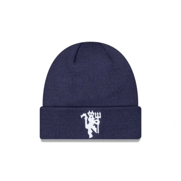 Caps* Manchester United Seasonal Navy Cuff Knit Hat - KTGCaps - Baseball caps for various teams, purchased online at a discount