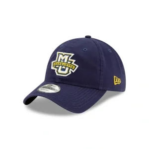Caps* Marquette Eagles Navy 9TWENTY Adjustable Hat - KTGCaps - Baseball caps for various teams, purchased online at a discount