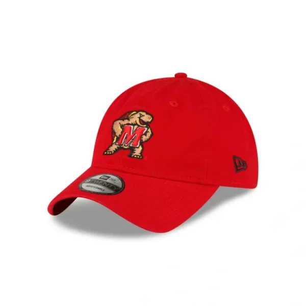 Caps* Maryland Terrapins Red 9TWENTY Adjustable Hat - KTGCaps - Baseball caps for various teams, purchased online at a discount