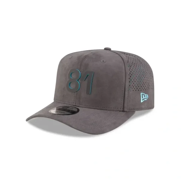 Caps* McLaren Formula 1 Team Oscar Piastri Gray Suede 9FIFTY Original Fit Sn - KTGCaps - Baseball caps for various teams, purchased online at a discount