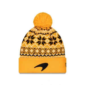 Caps* McLaren Formula 1 Team Papaya Pom Knit Hat - KTGCaps - Baseball caps for various teams, purchased online at a discount
