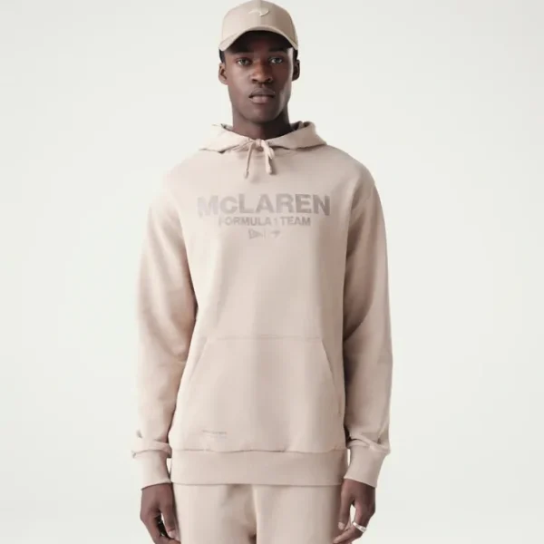 Caps* McLaren Formula 1 Team Washed Taupe Hoodie - KTGCaps - Baseball caps for various teams, purchased online at a discount