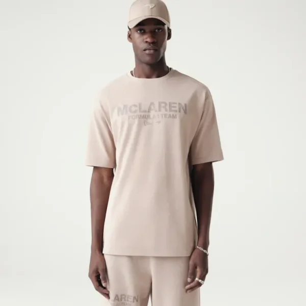 Caps* McLaren Formula 1 Team Washed Taupe TShirt - KTGCaps - Baseball caps for various teams, purchased online at a discount