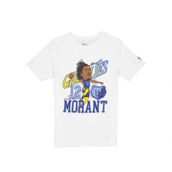 Caps* Memphis Grizzlies Ja Morant Caricature TShirt - KTGCaps - Baseball caps for various teams, purchased online at a discount