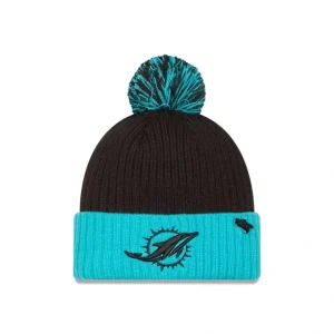 Caps* Miami Dolphins 2024 Inspire Change Pom Knit Hat - KTGCaps - Baseball caps for various teams, purchased online at a discount