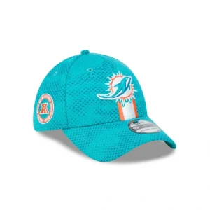 Caps* Miami Dolphins 2024 Sideline 39THIRTY Stretch Fit Hat - KTGCaps - Baseball caps for various teams, purchased online at a discount