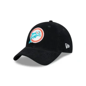 Caps* Miami Dolphins Corded 9TWENTY Adjustable Hat - KTGCaps - Baseball caps for various teams, purchased online at a discount