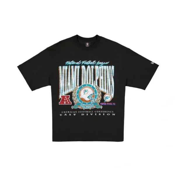 Caps* Miami Dolphins Oversized Essentials TShirt - KTGCaps - Baseball caps for various teams, purchased online at a discount