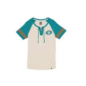 Caps* Miami Dolphins 3rd Down Historic Womens TShirt - KTGCaps - Baseball caps for various teams, purchased online at a discount