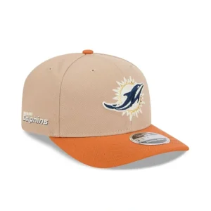 Caps* Miami Dolphins Sandy Rust 9SEVENTY Snapback Hat - KTGCaps - Baseball caps for various teams, purchased online at a discount