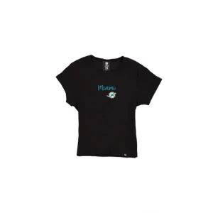 Caps* Miami Dolphins Sport Classics Womens Baby Tee - KTGCaps - Baseball caps for various teams, purchased online at a discount